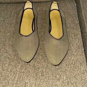 Frank Mully Ballet Flat Shoes US Women's Size 7 Lightweight Comfort Knit Slip